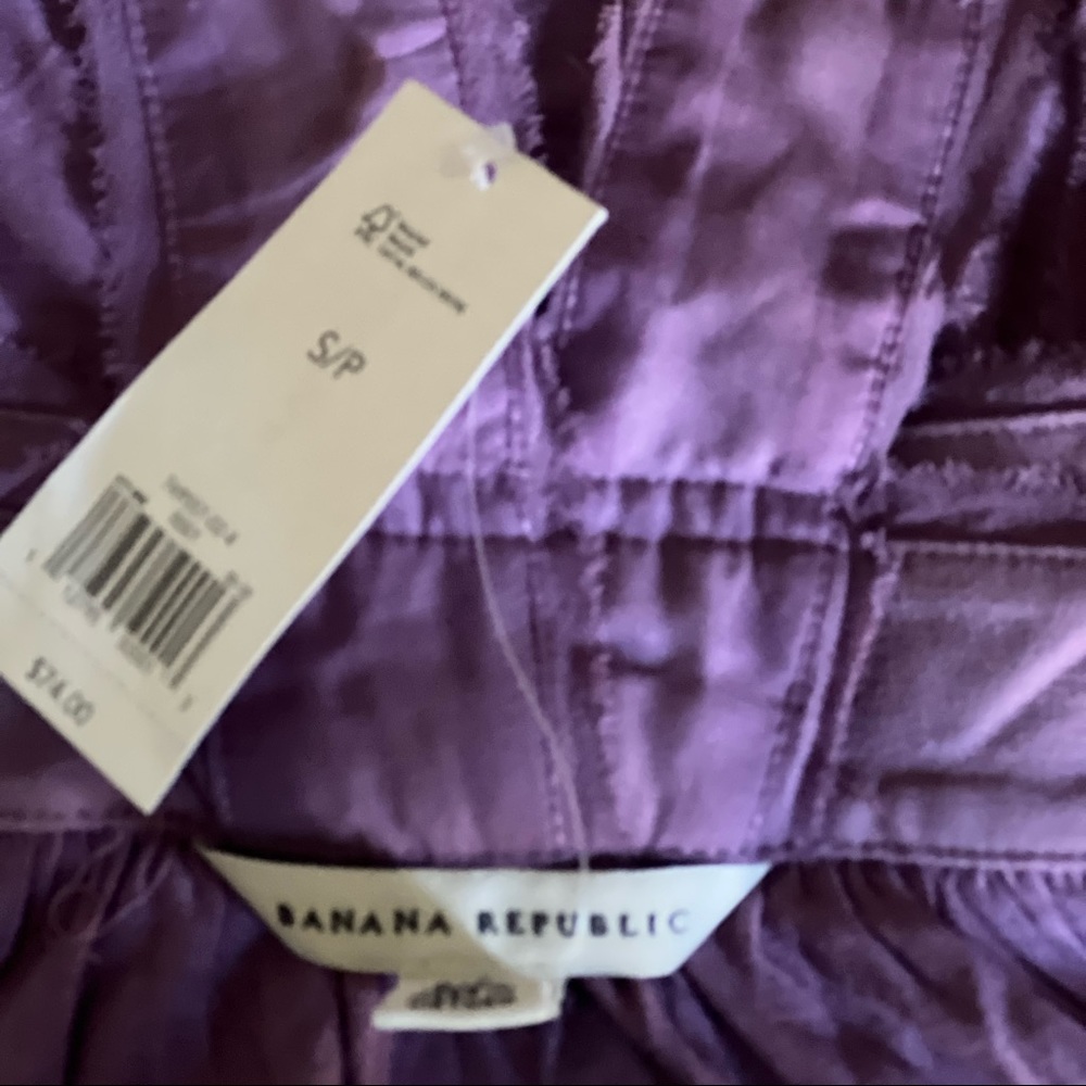 Banana Republic top, purple - Picture 7 of 11